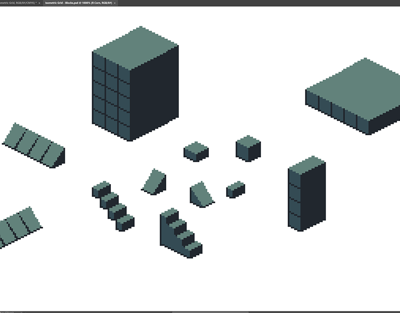 Work-in-progress-Isometric-Pixel-Art